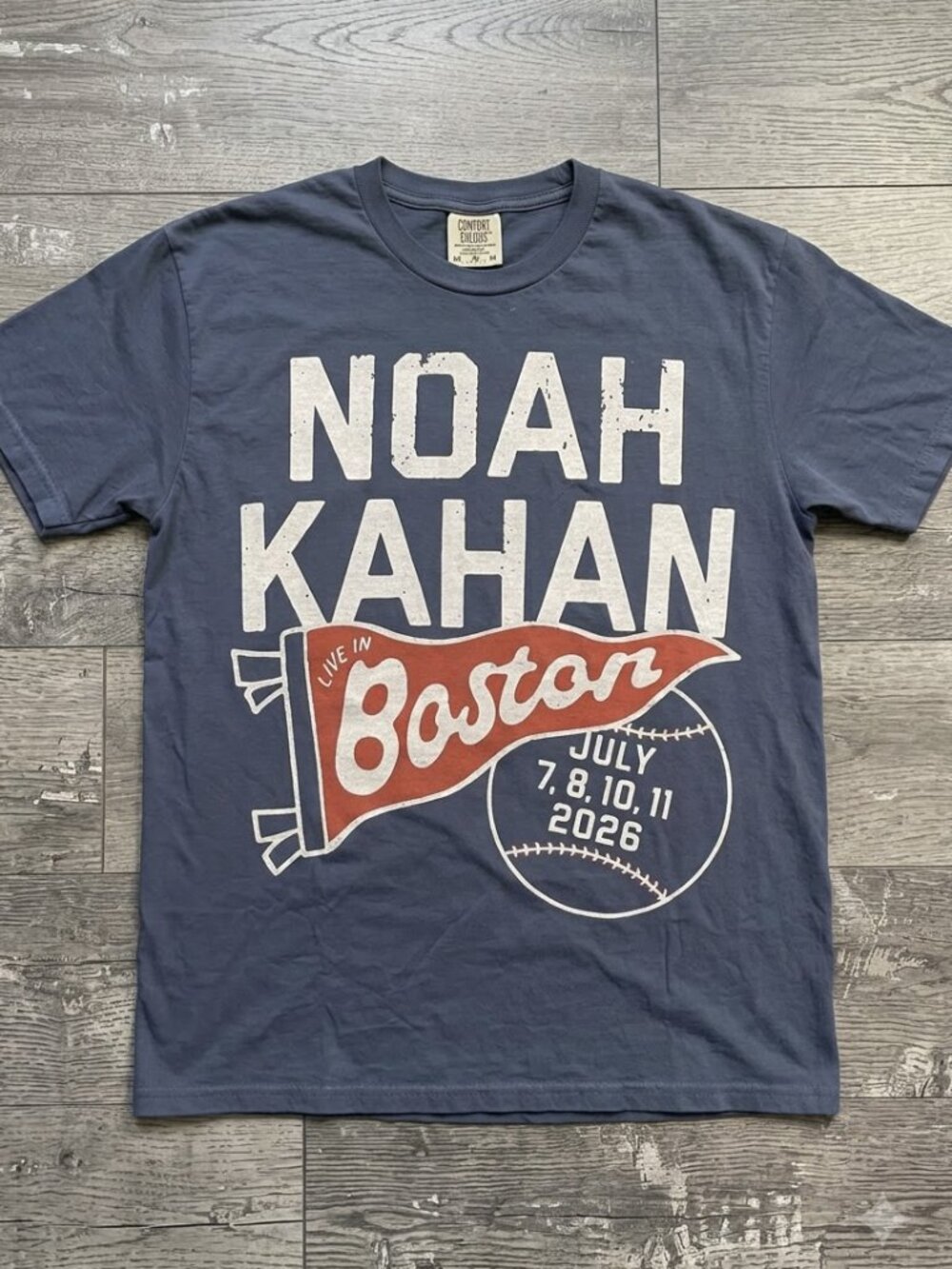 Noah Kahan Fenway Park Exclusive Concert T-Shirt 2026